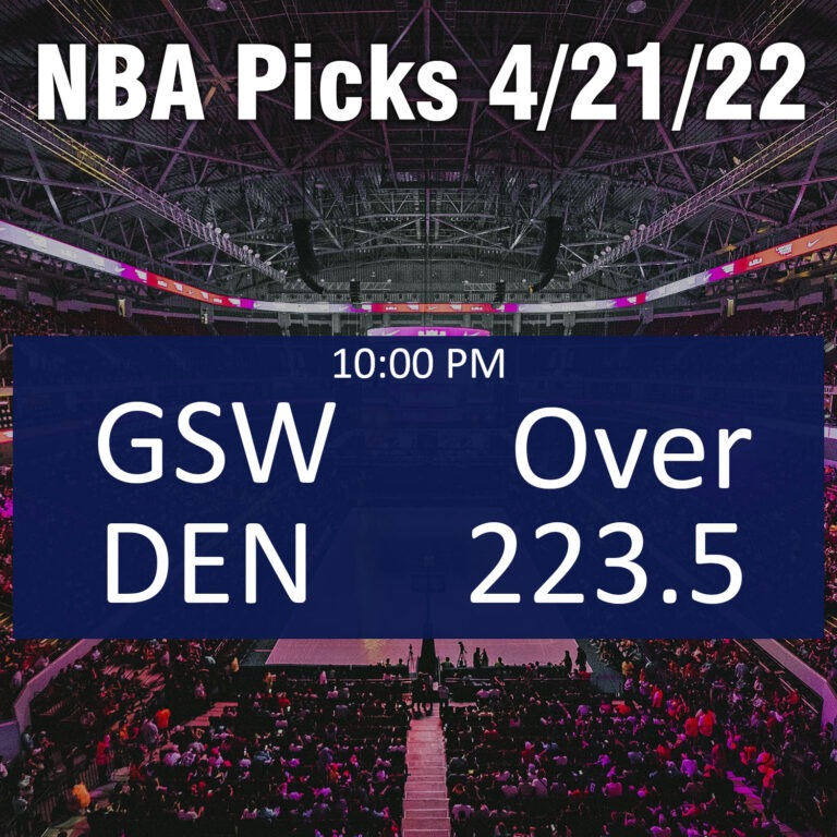 NBA Picks 4/21/22