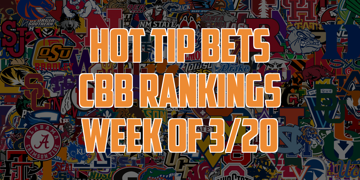 Read more about the article CBB Rankings 3/20/23